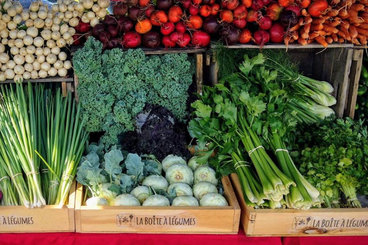 La boîte à légumes, légumes
